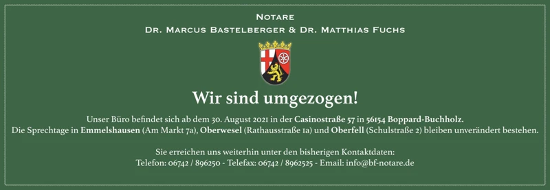 Wer Ist Notar Bastelberger?